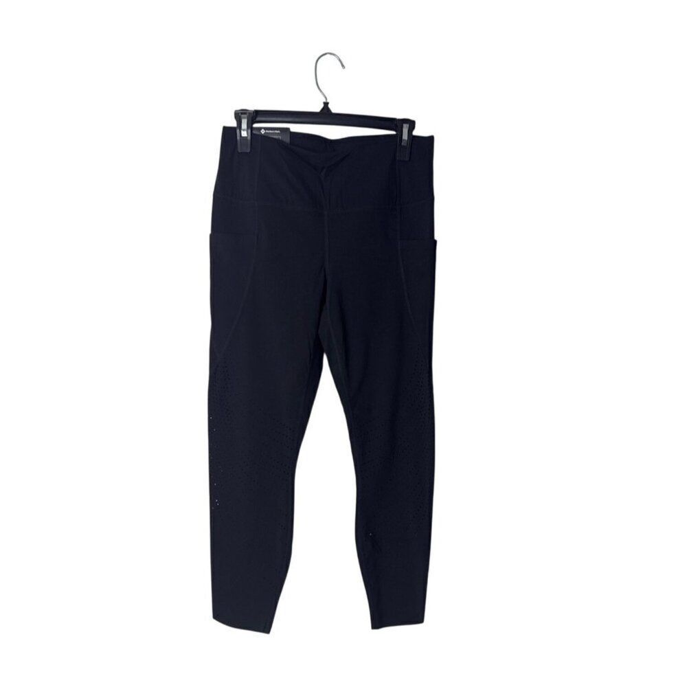 Members Mark Active Pocket Leggings Large Black High Waist Side Pockets